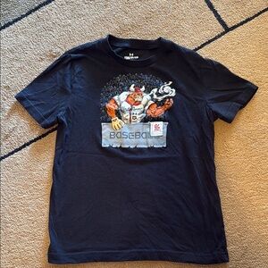 Under Armour Black Short Sleeve Tee Energetic Graphic Design